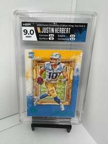 Justin Herbert Rookie Teal Short Print HGA 9