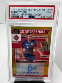 Bobby Wood USA Auto #d /10 Pop 1