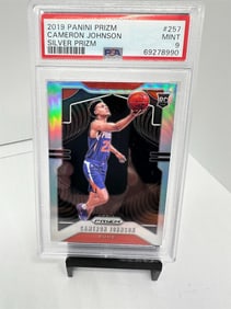 Cameron Johnson Nets Rookie Silver PSA 9