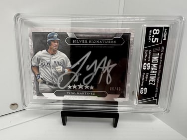 Tino Martinez auto #d 6/40