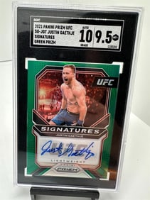 Justin Gaethje Green SP Auto SGC 9.5