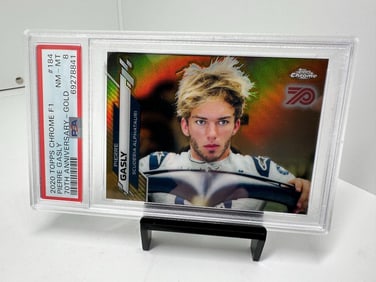 Pierre Gasly 70th anniversary gold F1 PSA 8