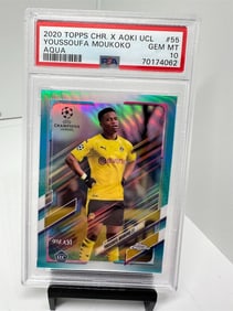Youssoufa Moukoko Rookie #d /150 PSA 10