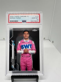 Sergio Perez F1 Formula 1 PSA 10