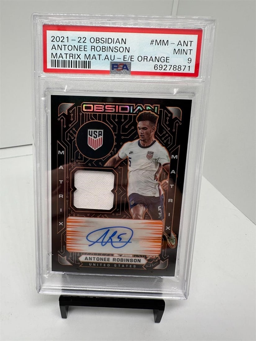Antonee Robinson USA Auto #d /50 PSA 9 (1 of 2)