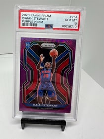 Isaiah Stewart Pistons Rookie #d /99 PSA 10