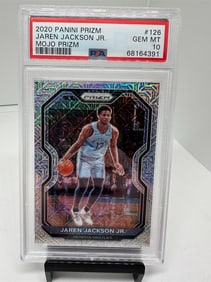 Jaren Jackson Jr Mojo Grizzlies #d /25 PSA 10