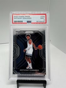 Anthony Edwards Rookie Prizm PSA 9