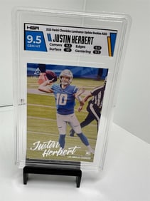 Justin Herbert Rookie Chargers HGA 9.5