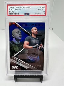 Ciryl Gane blue #d /99 PSA 10  Pop 2