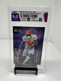 Travis Etienne Rookie Auto #d /35 HGA 9