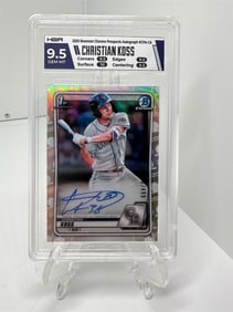 Christian Koss 1st bowman auto #d /499 HGA 9.5