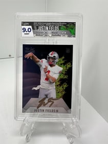 Justin Fields Rookie Auto #d /25 HGA 9