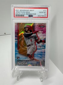 Jonathan India rookie #d /75 PSA 10 Pop 4