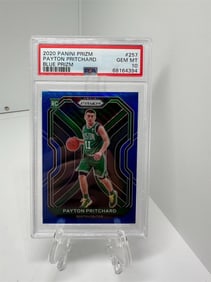 Payton Pritchard Rookie Blue #d /199 PSA 10 Pop 2