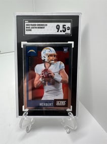 Justin Herbert Rookie Chargers SGC 9.5