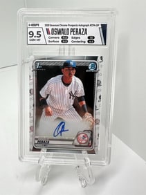 Oswald Peraza Yankees Prospect HGA 9.5/10