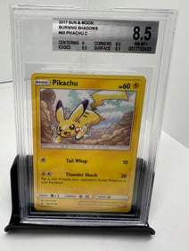 Pikachu Pop 5 Burning Shadows BGS 8.5