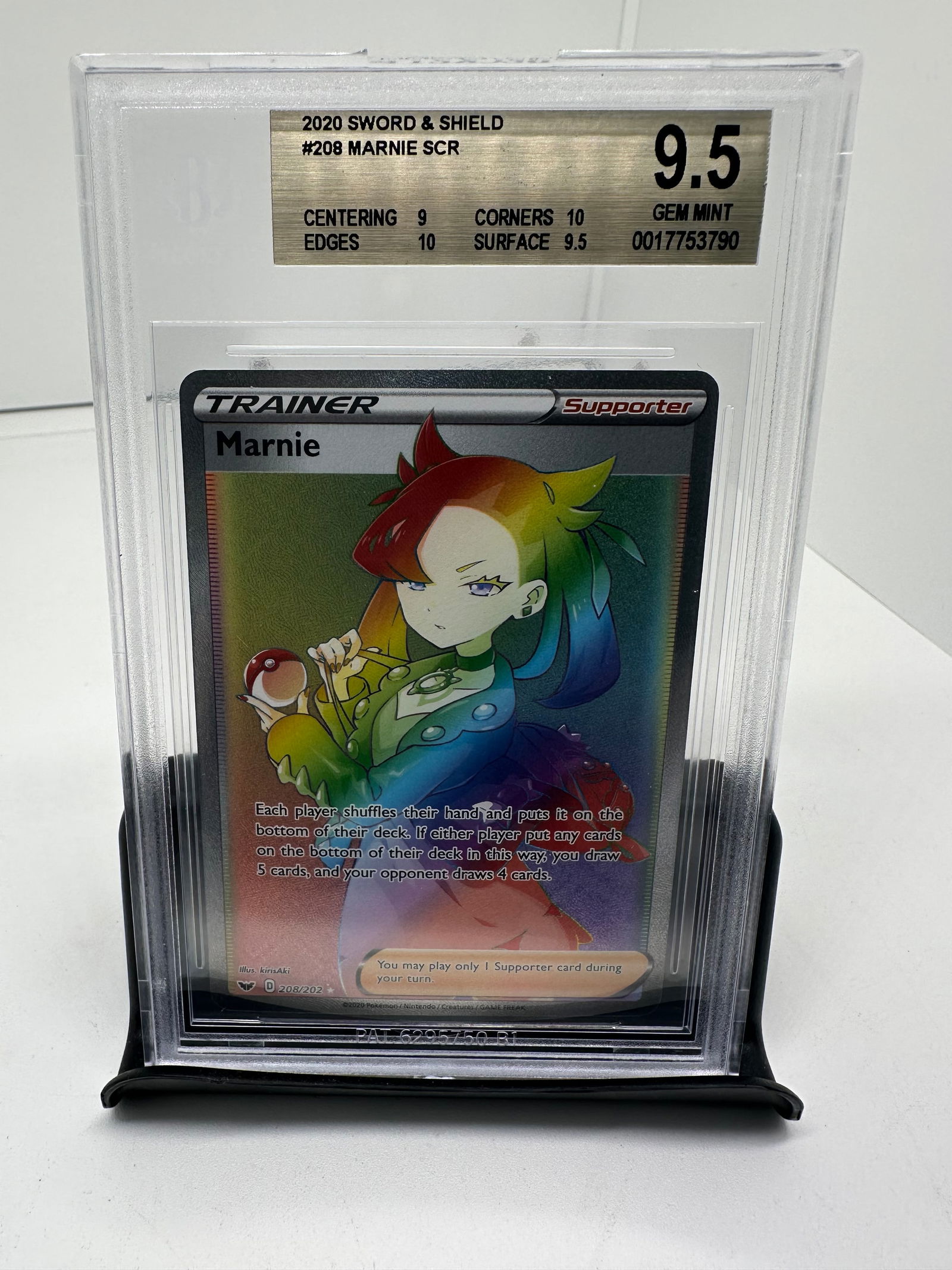 Marnie Rainbow Secret Rare BGS 9.5 (1 of 2)