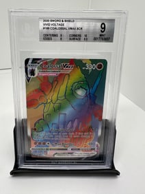 Coalossal Vmax Rainbow secret rare Pop 6 BGS 9