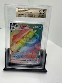 Drednaw Vmax Rainbow Secret Rare BGS 9.5