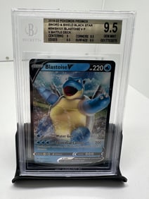 Blastoise V Pop 2 black star promo BGS 9.5