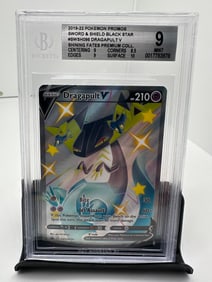 Dragapult V black star promo Pop 4 BGS 9