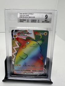 Pikachu Vmax rainbow secret rare BGS 9