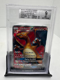 Charizard GX black star promo BGS 9