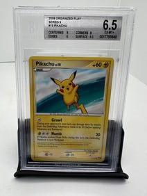 Pikachu series 9 Pop 1 BGS 6.5