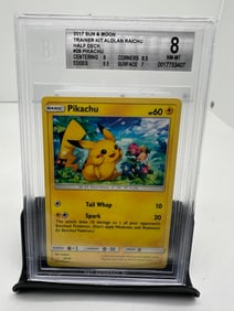 Pikachu half deck Pop 1 BGS 8
