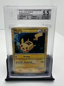 Pikachu black star promo Pop 1 BGS 5.5