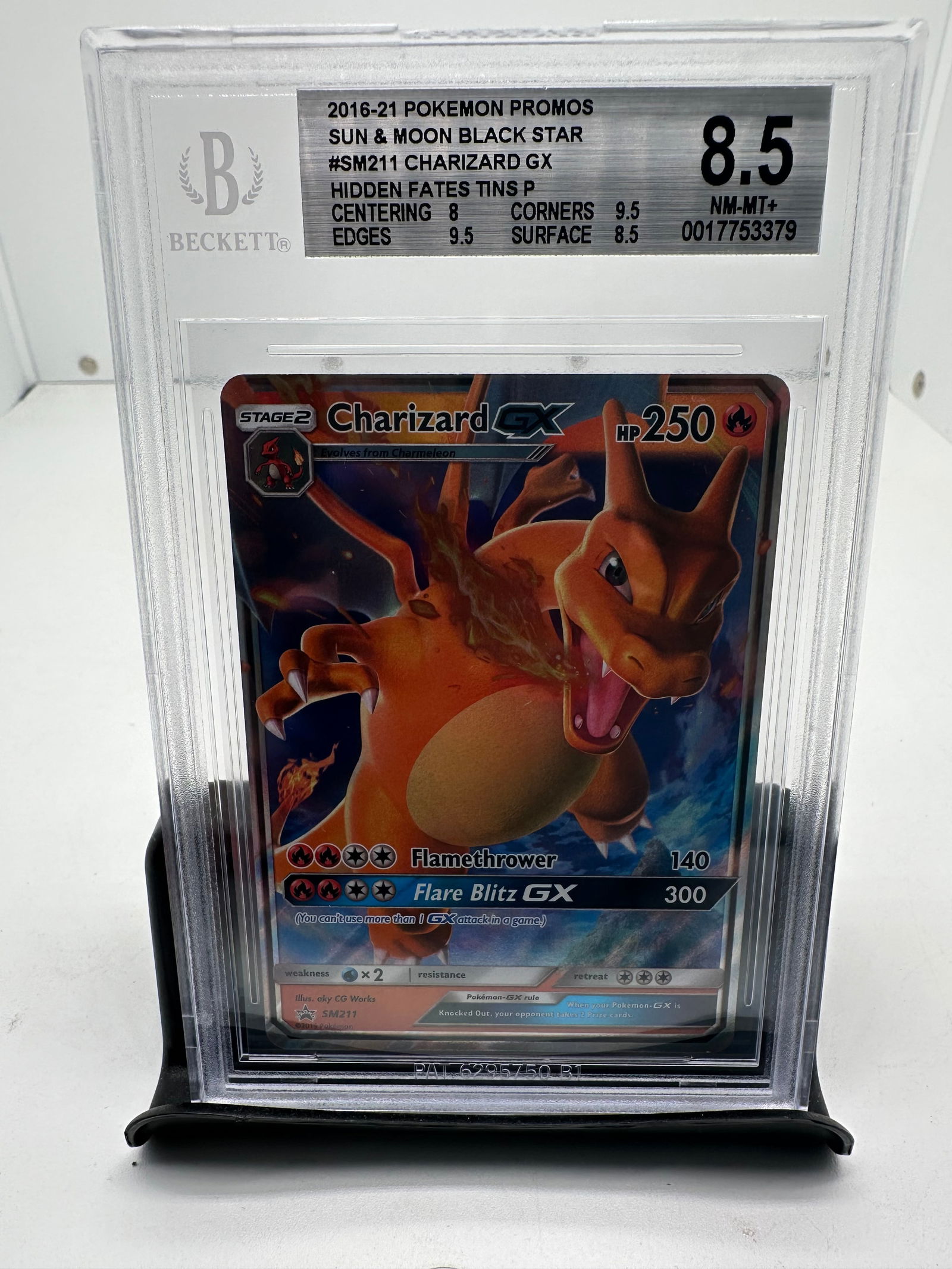 Charizard GX black star promo BGS 8.5 (1 of 2)