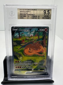 Charizard V black star promo BGS 9.5