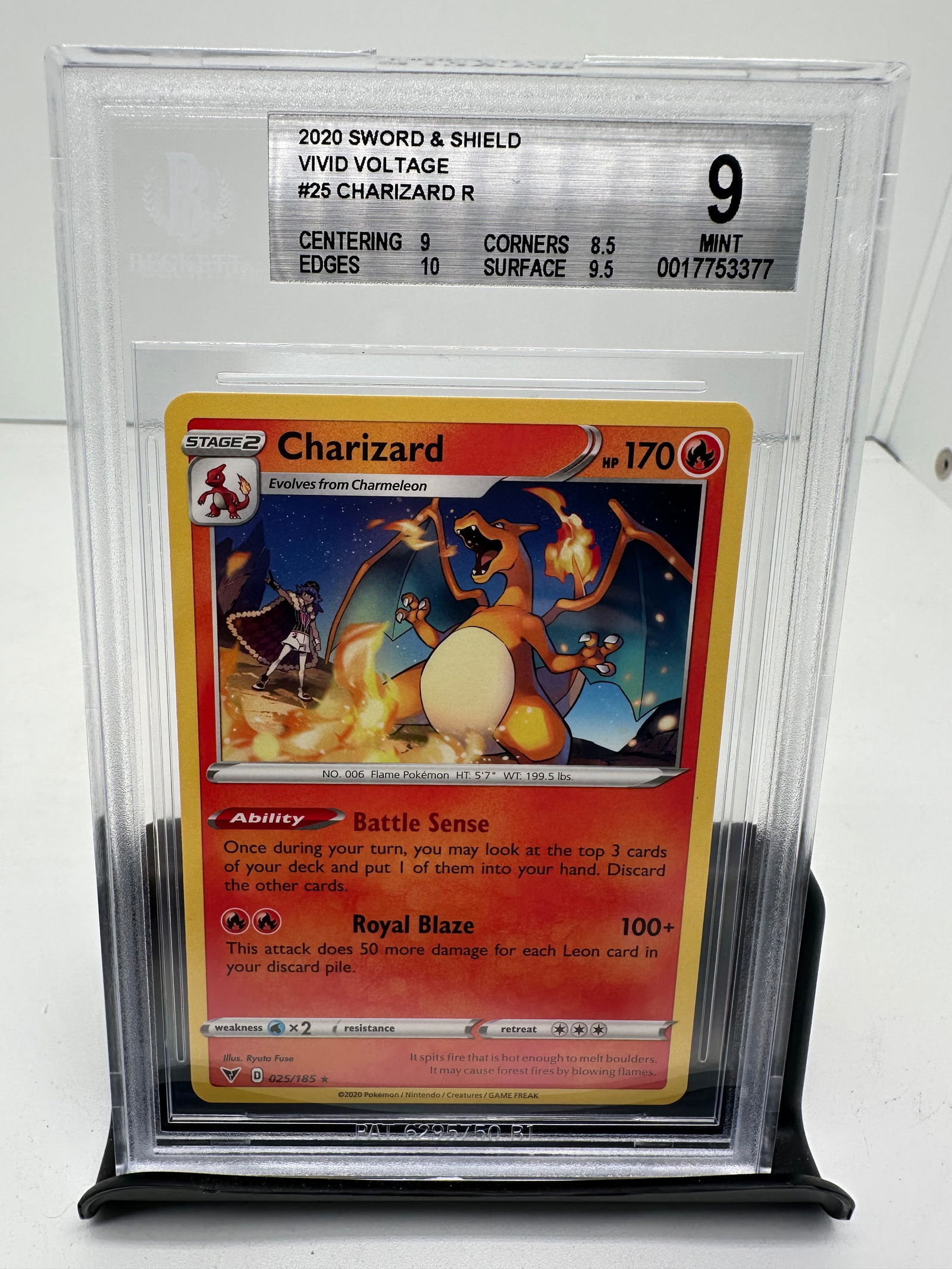 Charizard vivid voltage BGS 9 (1 of 2)