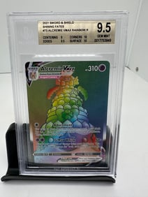 Alcremie Vmax rainbow secret rare Pop 33 BGS 9.5