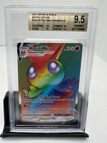 Victini Vmax rainbow secret rare Pop 5 BGS 9.5