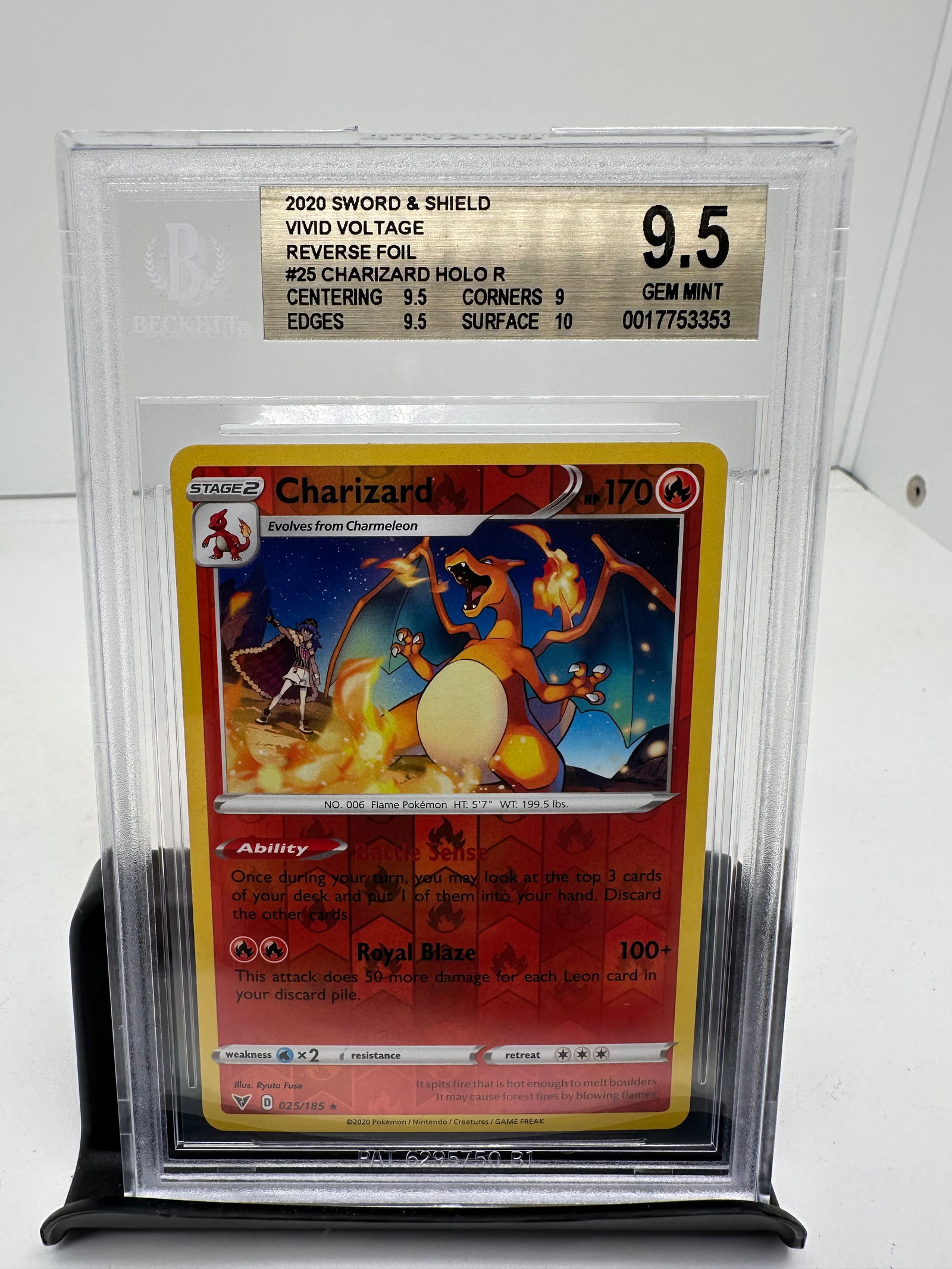 Charizard Reverse Holo BGS 9.5 (1 of 2)