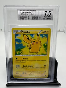 Pikachu Holo XY Limited Movie BGS 7.5