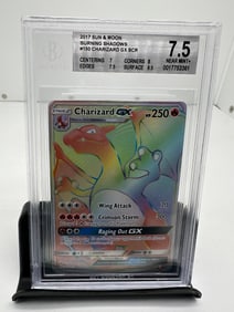 Charizard GX Rainbow Secret Rare BGS 7.5