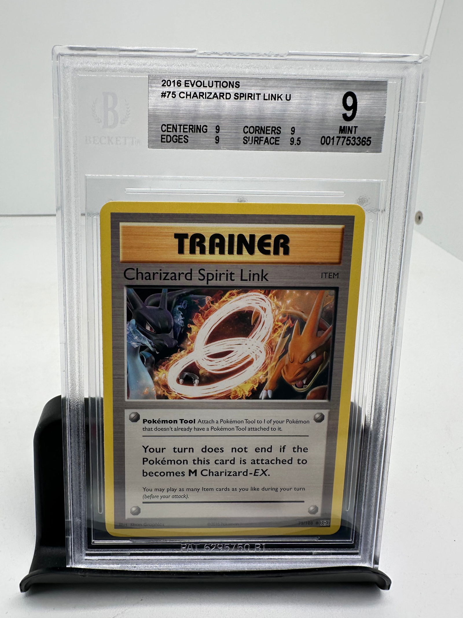 Charizard Spirit Link Pop 1 BGS 9 (1 of 2)