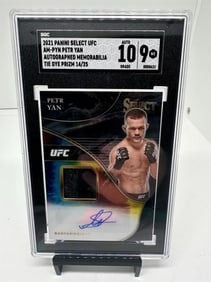 Petr Yan UFC Auto Mem #d /25 SGC 9/10 Pop 1