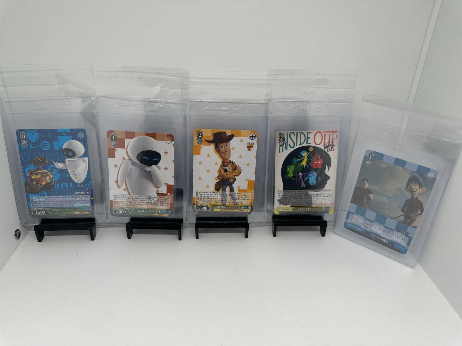 Weiss Schwarz Pixar Waal-E, Toy Story, Inside Out: (5) TCG Weiss Schwarz Pixar lot Waal-E