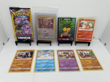 Unified Minds pack, Glameow, Exeggutor TCG Pokemon
