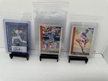 Andre Jackson RC Auto SP, Betts, Koufax Dodgers