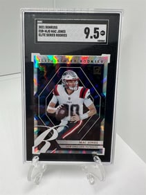Mac Jones rookie Patriots/Jaguars SGC 9.5