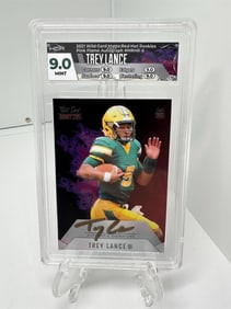 Trey Lance Rookie Auto #d /18 HGA 9/10 Cowboys