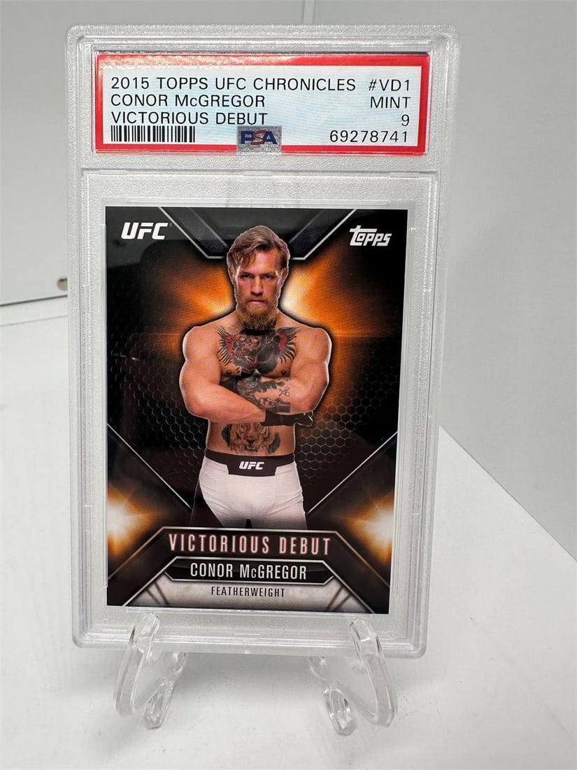 Conor McGregor 2015 PSA 9 UFC (1 of 2)