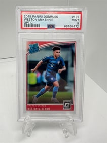 Weston McKenie RC USA Juventus PSA 9