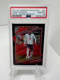 Jadon Sancho Black #d /25 PSA 3 Pop 3